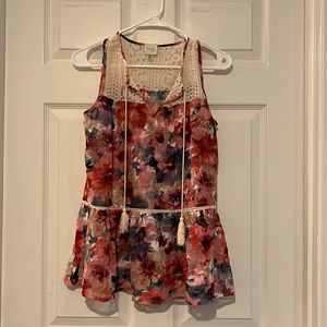 CUPIO Women’s Medium Tank Blouse